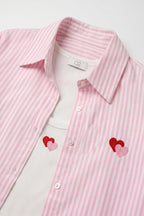 Amour Stripe Shirt & Tank Set