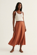 Grenat Crochet Trim Tank