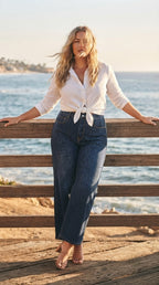 Fléchette Wide Leg Dart Jeans