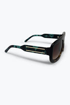 Havane Tortoiseshell Square Sunglasses