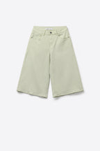 Indigo Wide Leg Bermuda Shorts