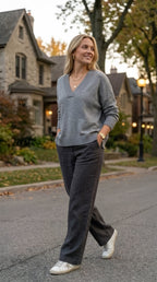 Solstice V-Neck Knit Jumper