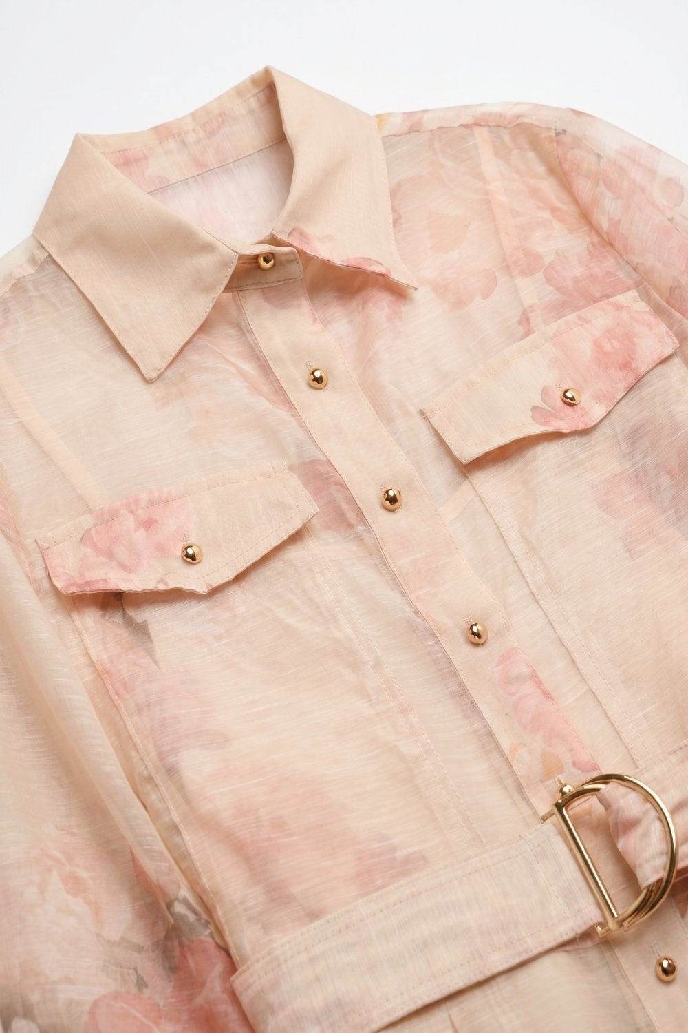 Jardin Floral Midi Shirt Dress