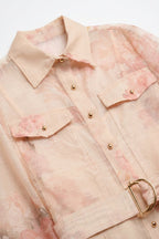 Jardin Floral Midi Shirt Dress