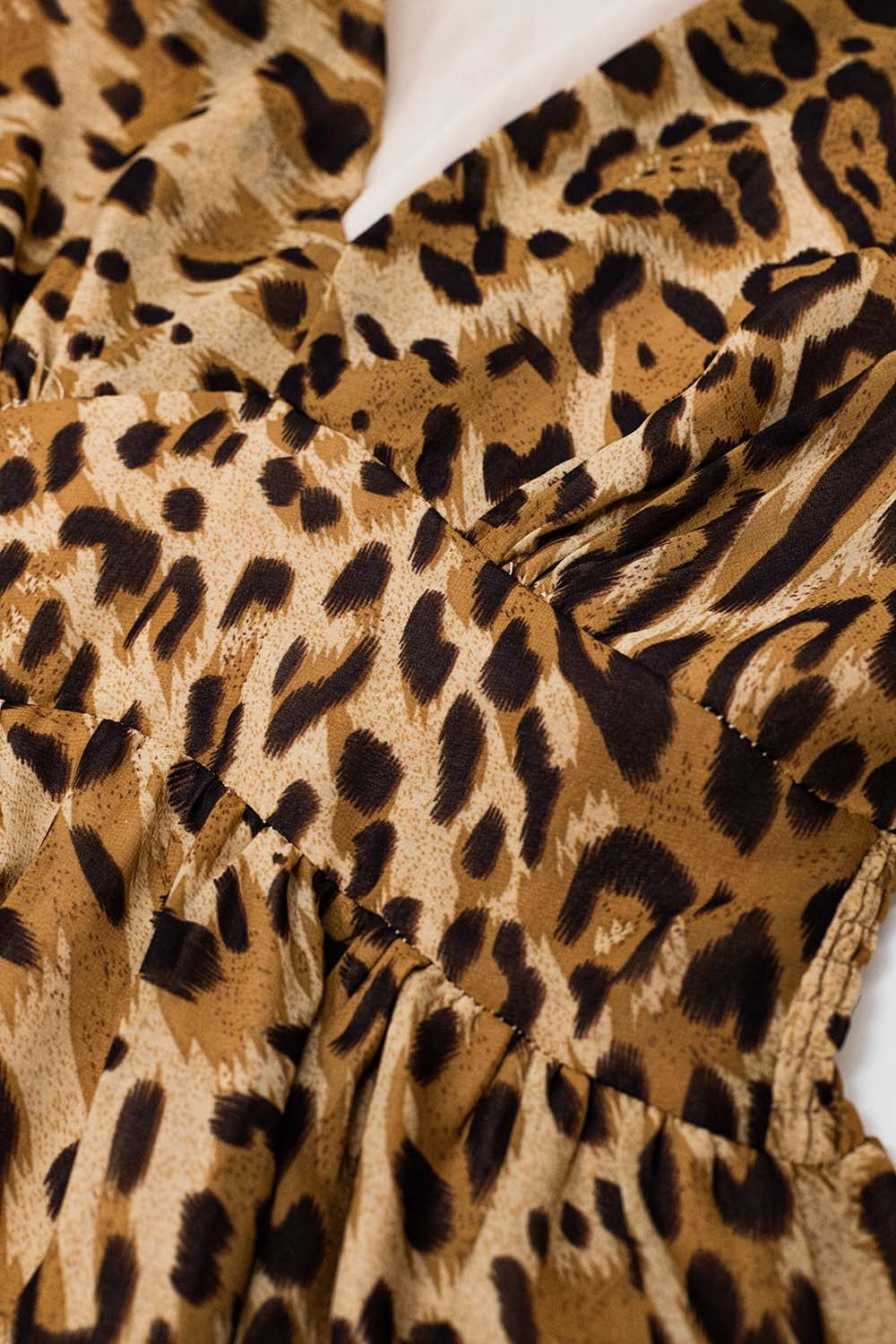 Tigresse Leopard Cinched Mini Dress