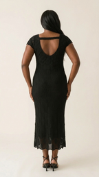 Guipure Lace Maxi Dress