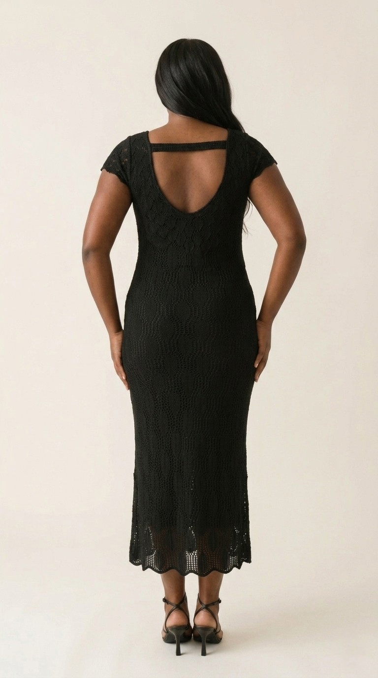 Guipure Lace Maxi Dress