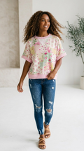 Brio Patchwork Relaxed Tee