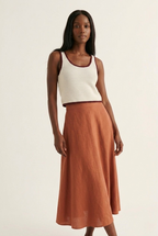Grenat Crochet Trim Tank