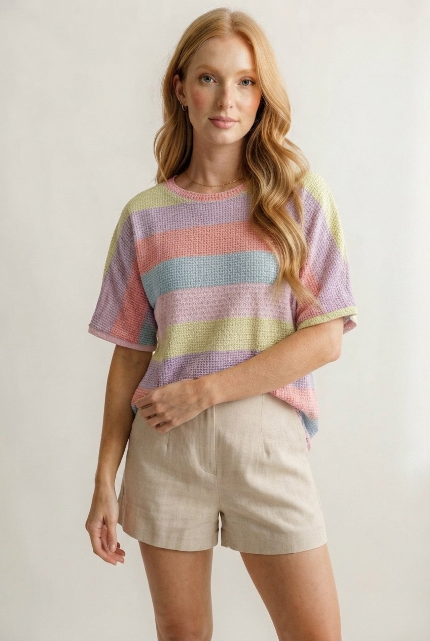 Pastorale Stripe Dolman Top