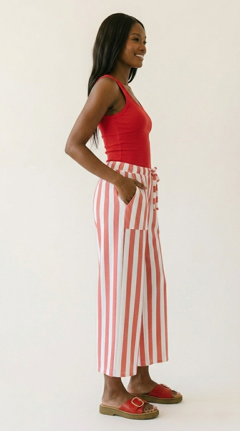 Détente Wide Leg French Terry Bottoms