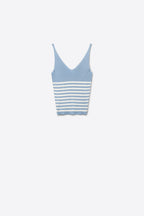 Cascade Stripe Ribbed Tank