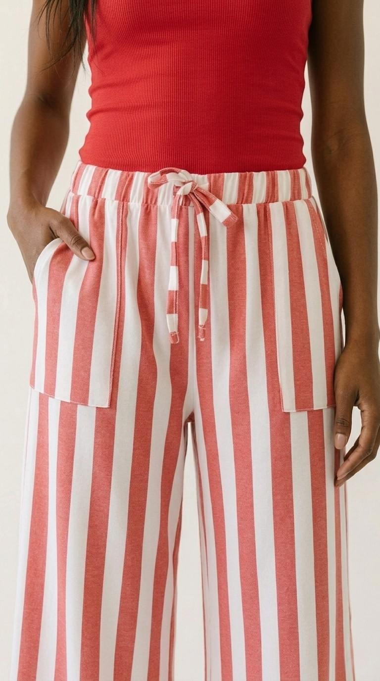 Détente Wide Leg French Terry Bottoms