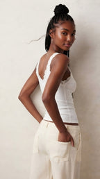 Écume Lace Trim Camisole