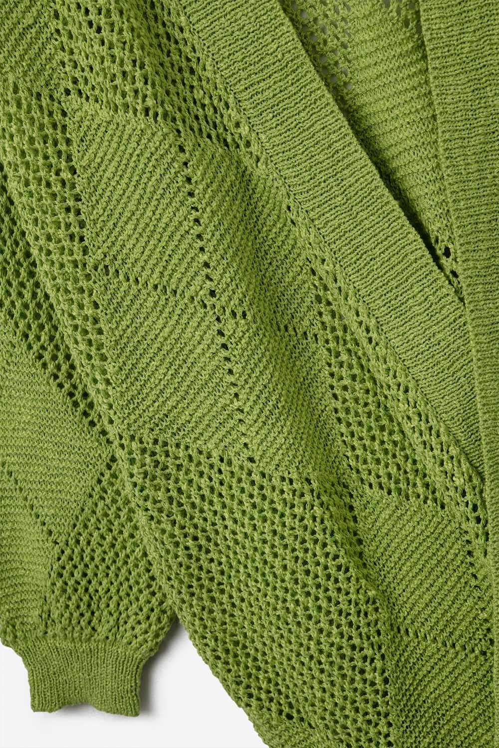 Lianne Crochet Argyle Cardigan