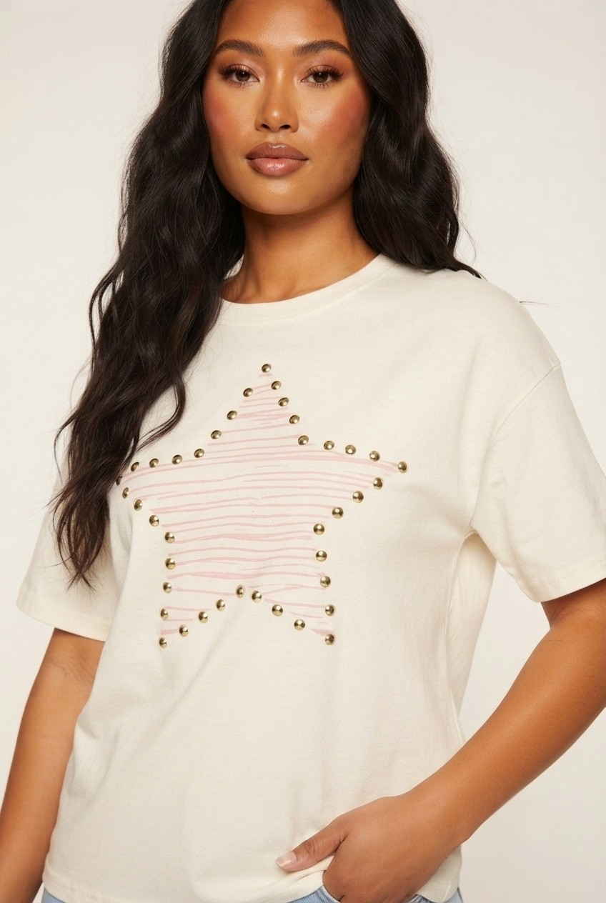 Étoile Applique Jersey Top
