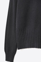 Tourelle High Collar Knit Sweater
