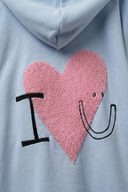 Câlin Bouclé Heart Hoodie