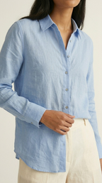 Diaphane Sheer Button-Down Shirt