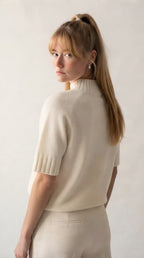 Hausse Chunky Ribbed High Collar Sweater