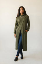 Cité Turtleneck Tunic — Olive