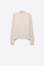 Tourelle High Collar Knit Sweater