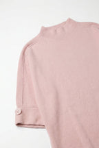 Nacelle Button Sleeve Knit Sweater