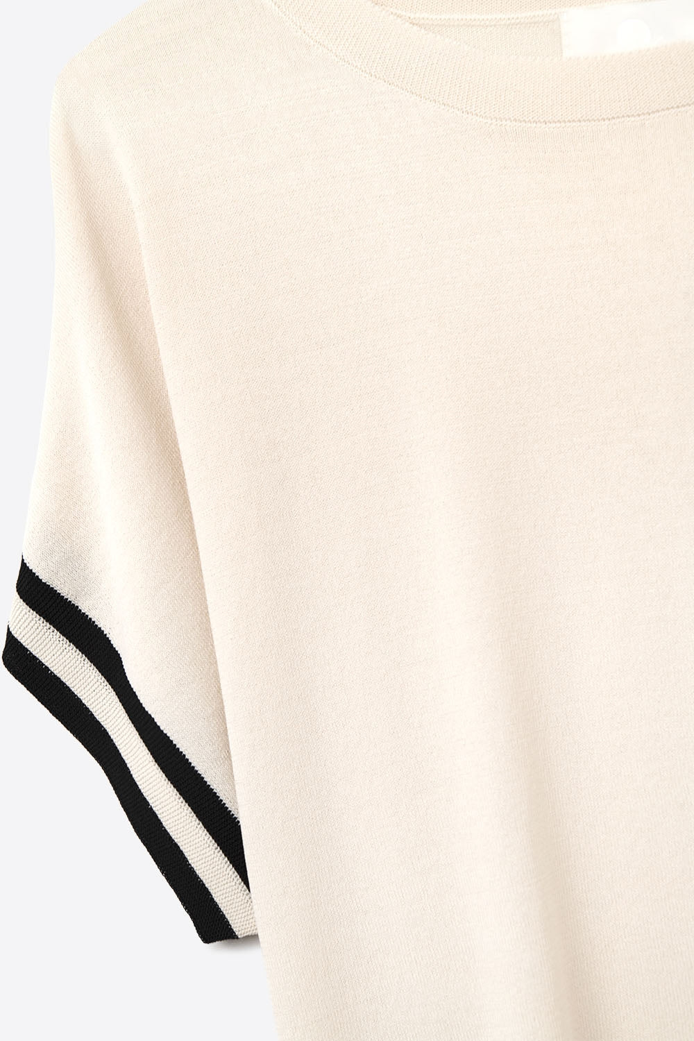 Bande Stripe Sleeve Sweater