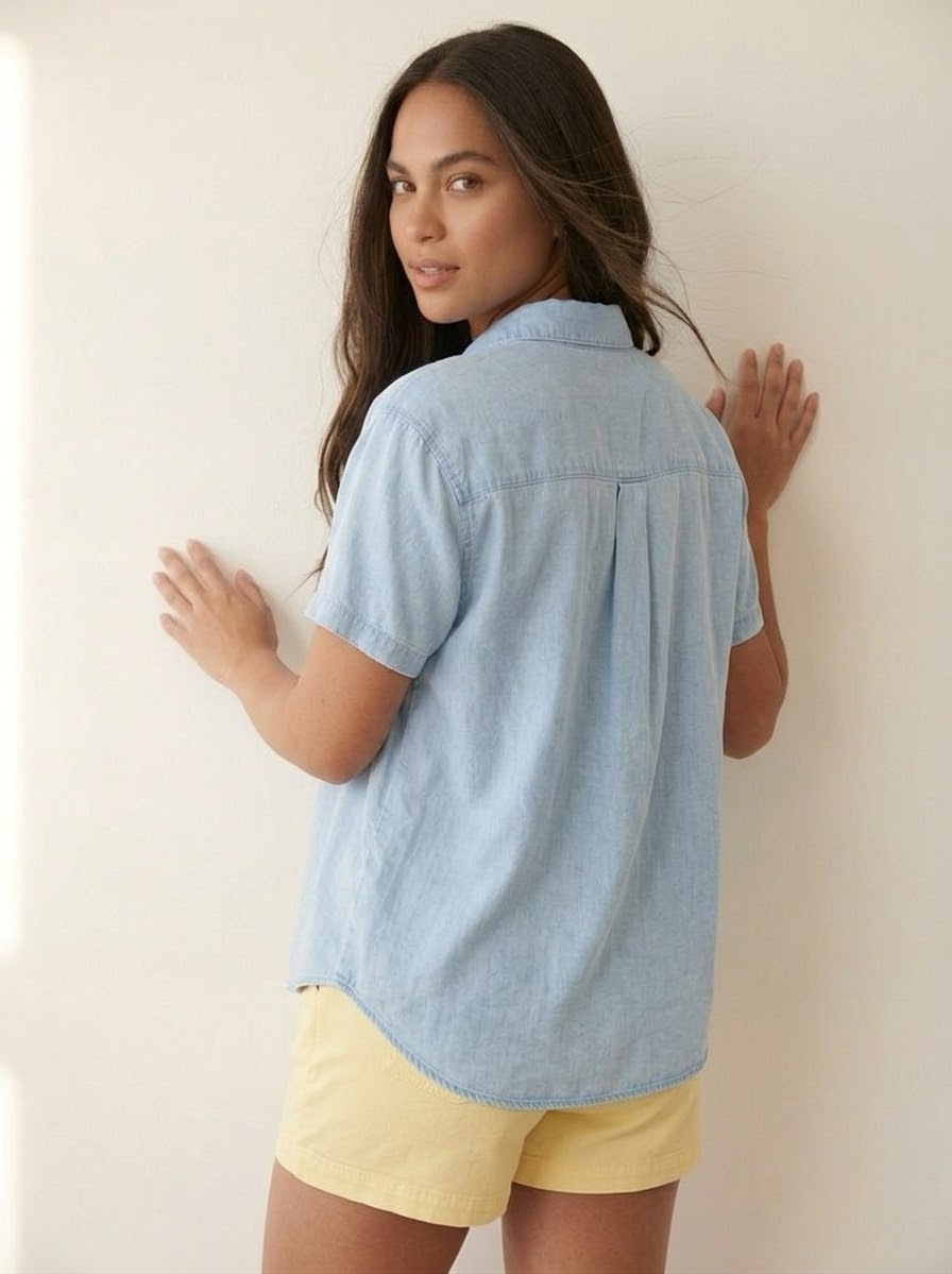 Céleste Tencel Polo Shirt