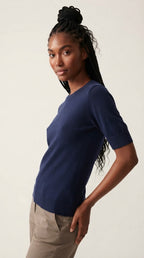 Laine Fine Knit Crew Neck