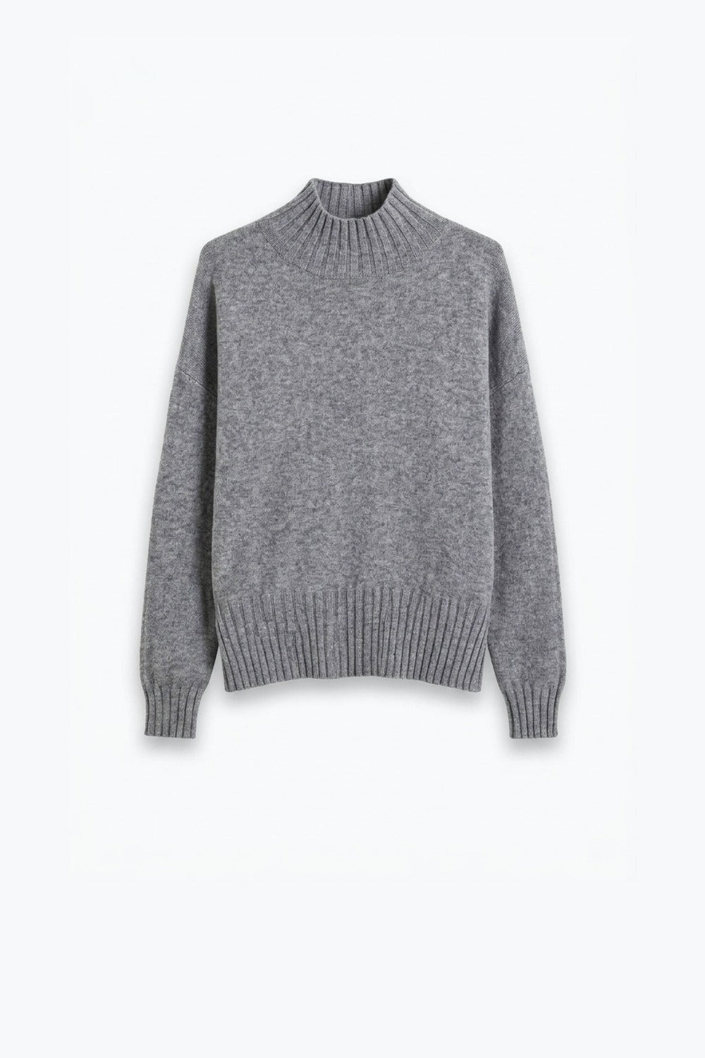 Tourelle High Collar Knit Sweater
