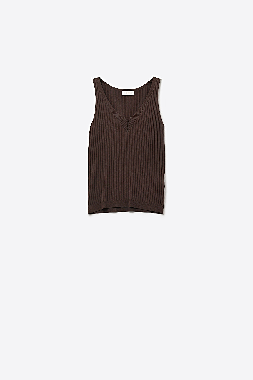Nerveux Ribbed V-Neck Tank