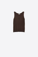 Nerveux Ribbed V-Neck Tank