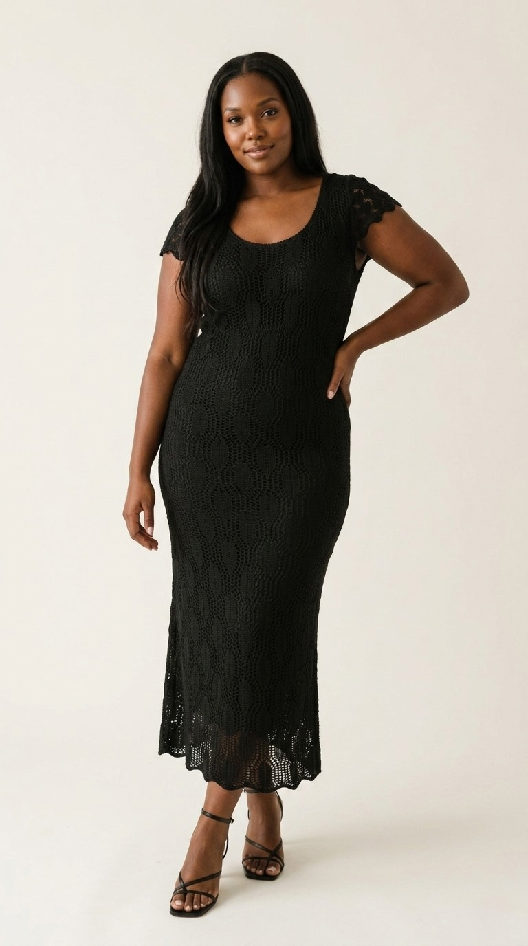 Guipure Lace Maxi Dress