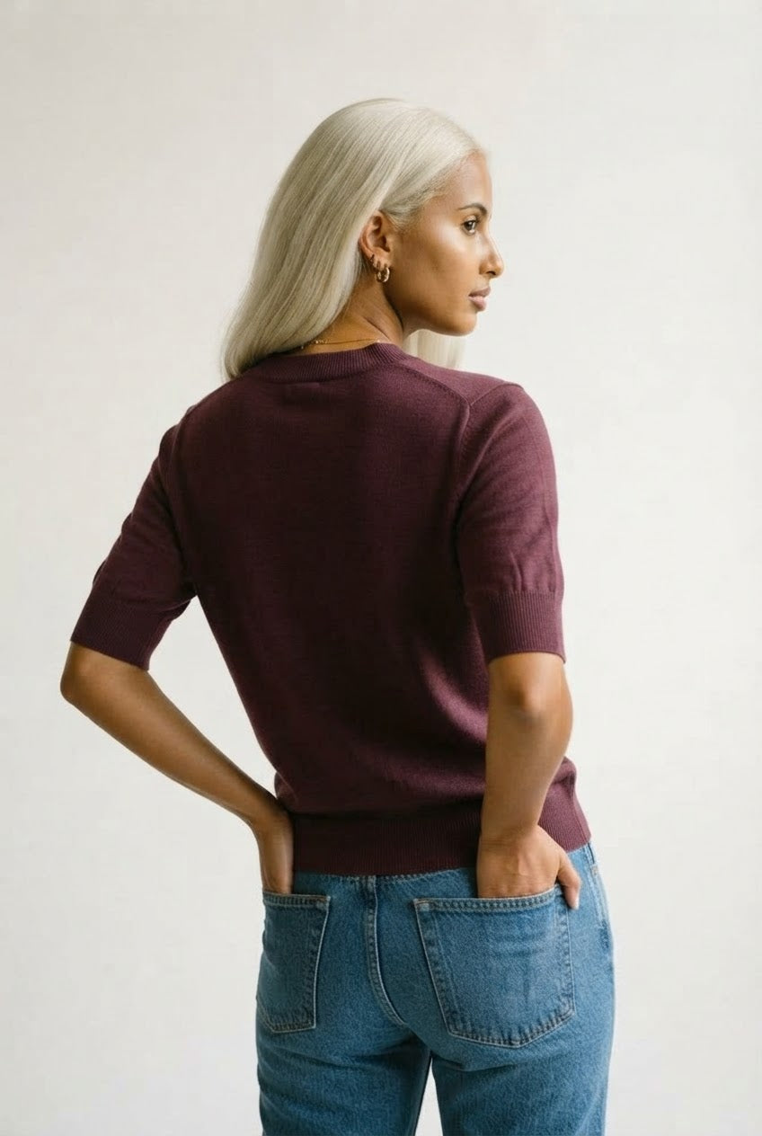 Laine Fine Knit Crew Neck