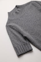 Hausse Chunky Ribbed High Collar Sweater