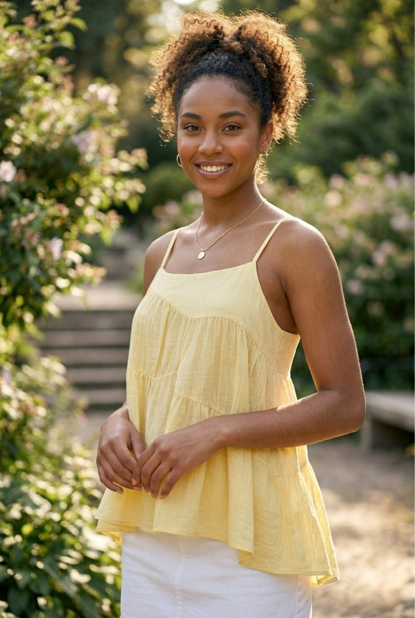 Cascade Tiered Spaghetti Strap Top