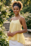 Cascade Tiered Spaghetti Strap Top