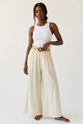 Cannelle Wide Leg Linen Pants