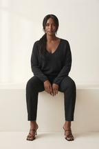 Nervuré Linear Texture Sweater