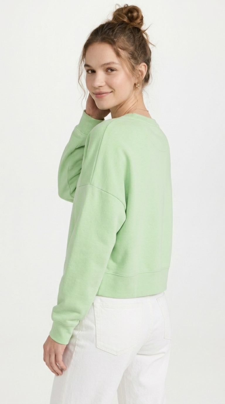 Douceur Dropped Shoulder Sweatshirt