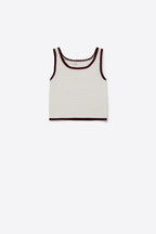 Grenat Crochet Trim Tank