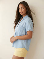 Céleste Tencel Polo Shirt
