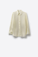 Diaphane Sheer Button-Down Shirt