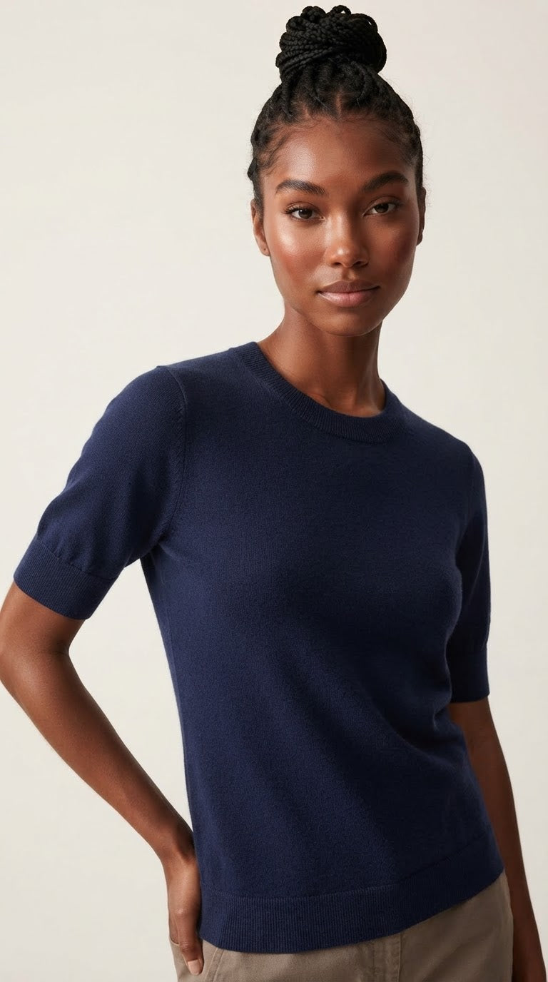 Laine Fine Knit Crew Neck