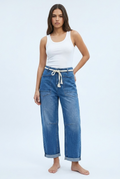 Corde Wide Leg Ankle Jeans
