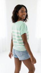 Marinière Stripe Knit Sweater Top