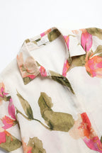 Aquarelle Floral Oversized Shirt