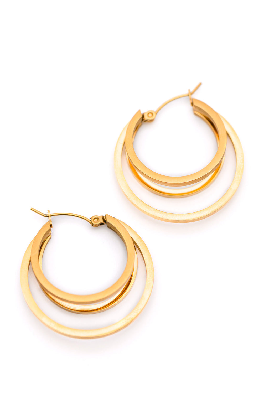 Cercle Double Hoop Earrings
