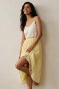 Lumière Sheer Lace Insert Maxi Skirt